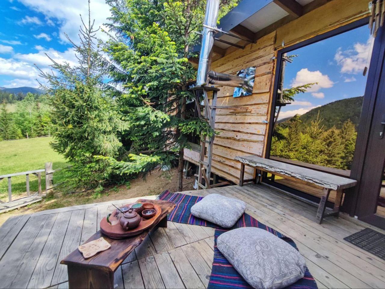 Eco Glamping - Carpathians. Retreat Hub Dzin Space Верховина Экстерьер фото